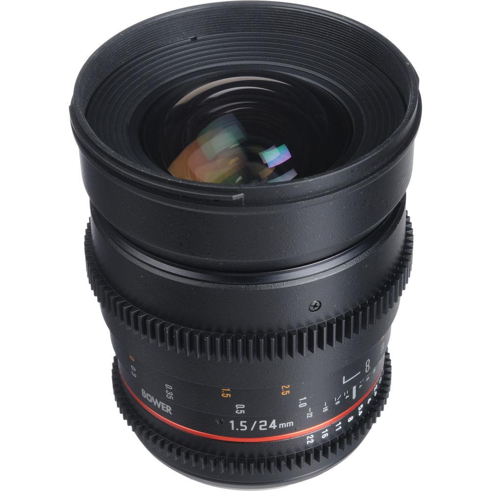 Bower 24mm T1.5 Ultra-Fast Wide-Angle Cine Lens For Olympus 4 3 Mount Cameras