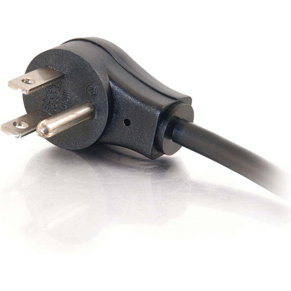 C2G 18 AWG Universal Flat-Panel Power Cord NEMA 5-15P to IEC C13