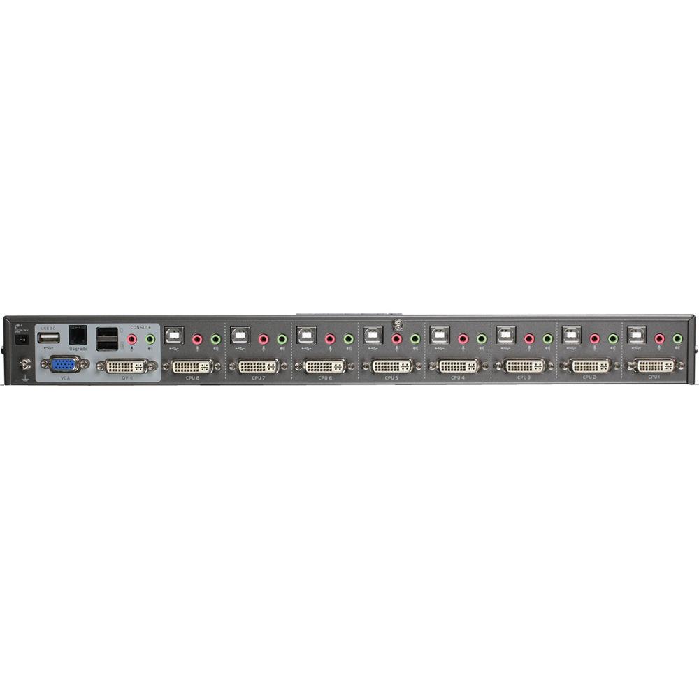 IOGEAR 8-Port Dual Link DVI KVMP Switch with VGA Support