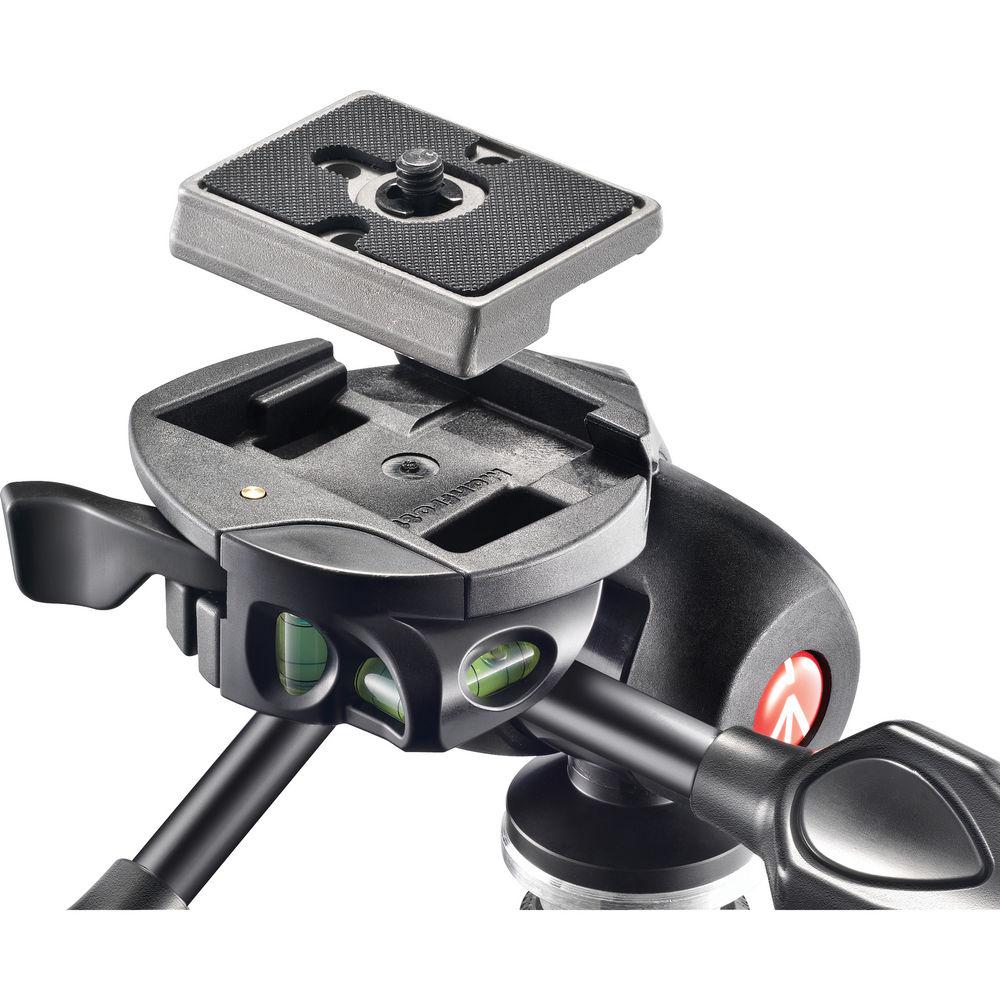 Manfrotto MH293D3-Q2 3-Way, Pan-and-Tilt Head with 200PL-14 Quick Release Plate