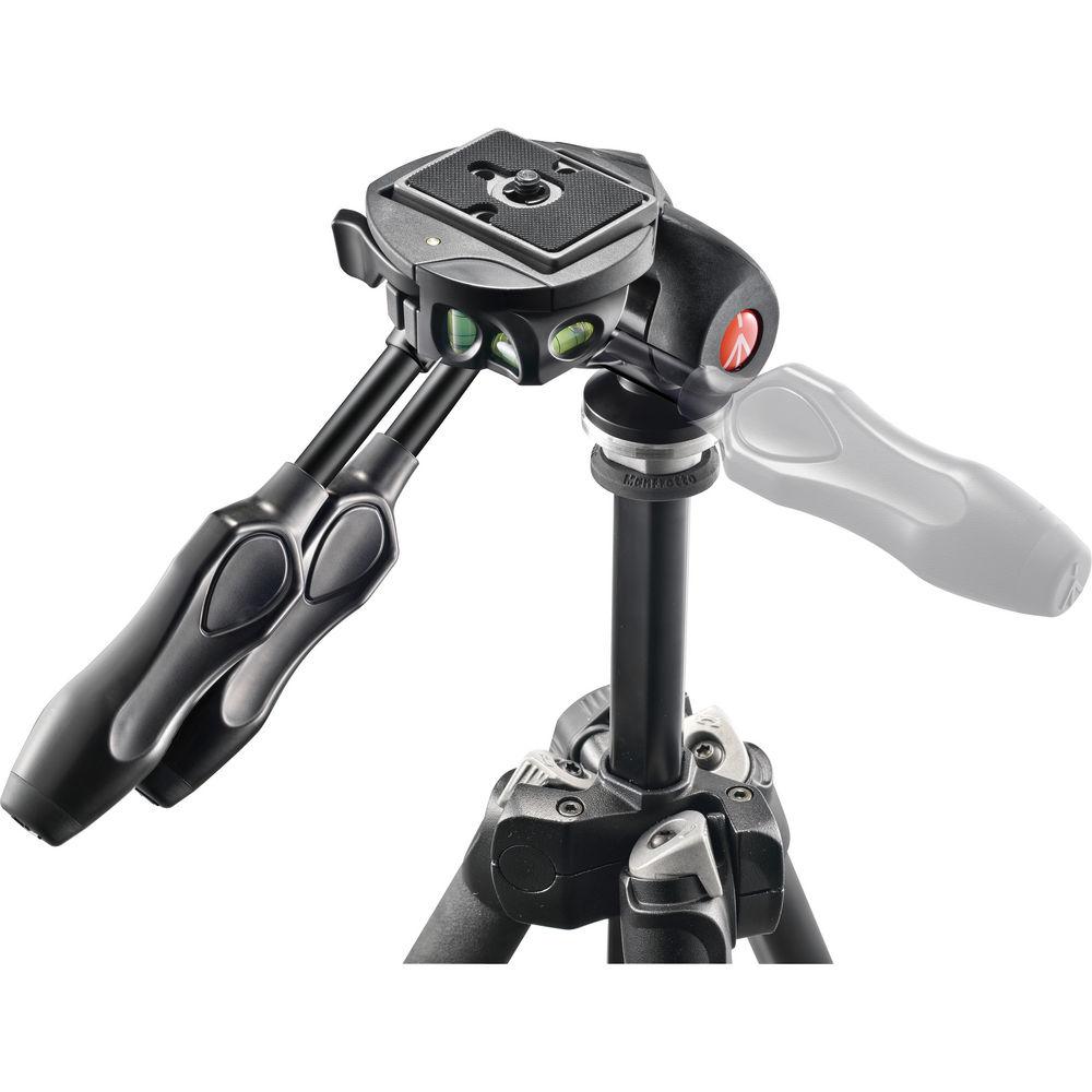 Manfrotto MH293D3-Q2 3-Way, Pan-and-Tilt Head with 200PL-14 Quick Release Plate