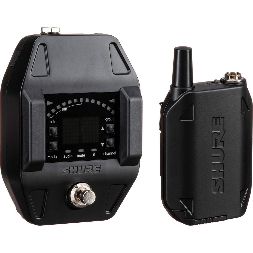 Shure GLXD16 Bodypack Wireless System with GLXD6 Guitar Pedal Receiver
