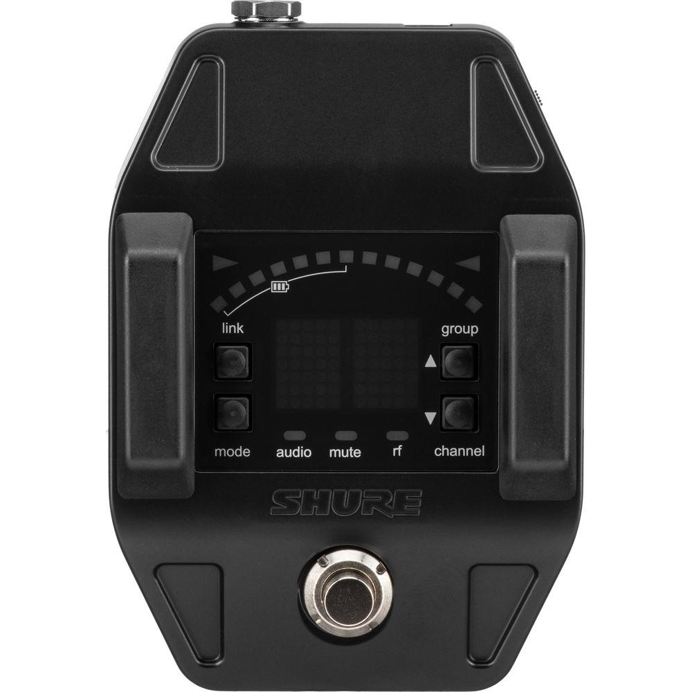 Shure GLXD16 Bodypack Wireless System with GLXD6 Guitar Pedal Receiver