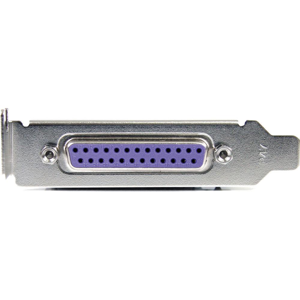 StarTech 1-Port PCI Express Low-Profile Parallel Adapter Card