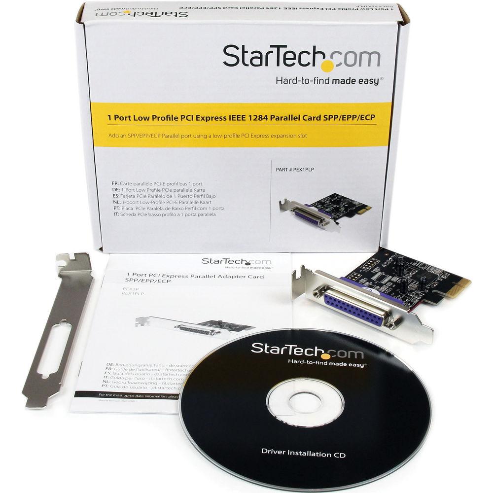 StarTech 1-Port PCI Express Low-Profile Parallel Adapter Card