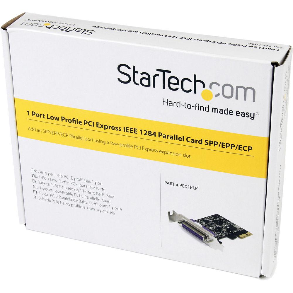 StarTech 1-Port PCI Express Low-Profile Parallel Adapter Card