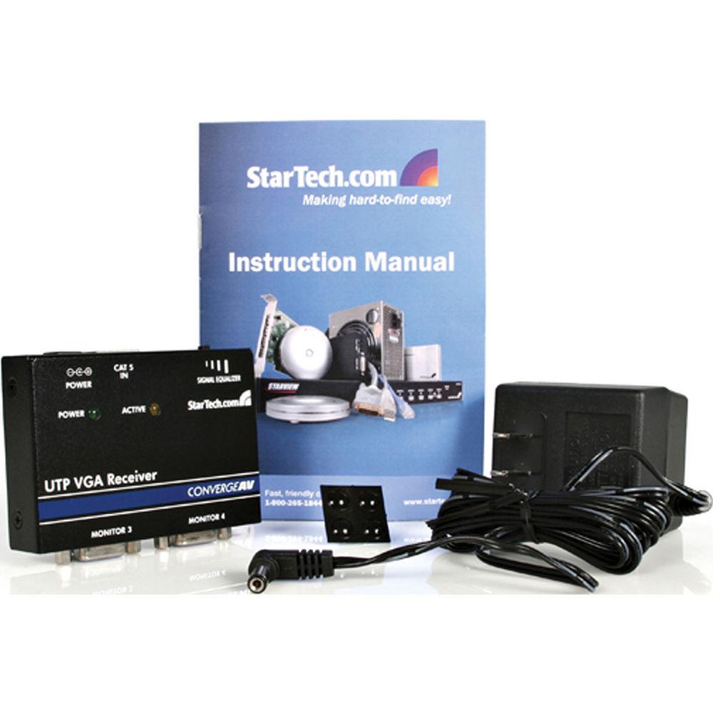 StarTech ST121R VGA Video Extender Remote Receiver Over Cat5