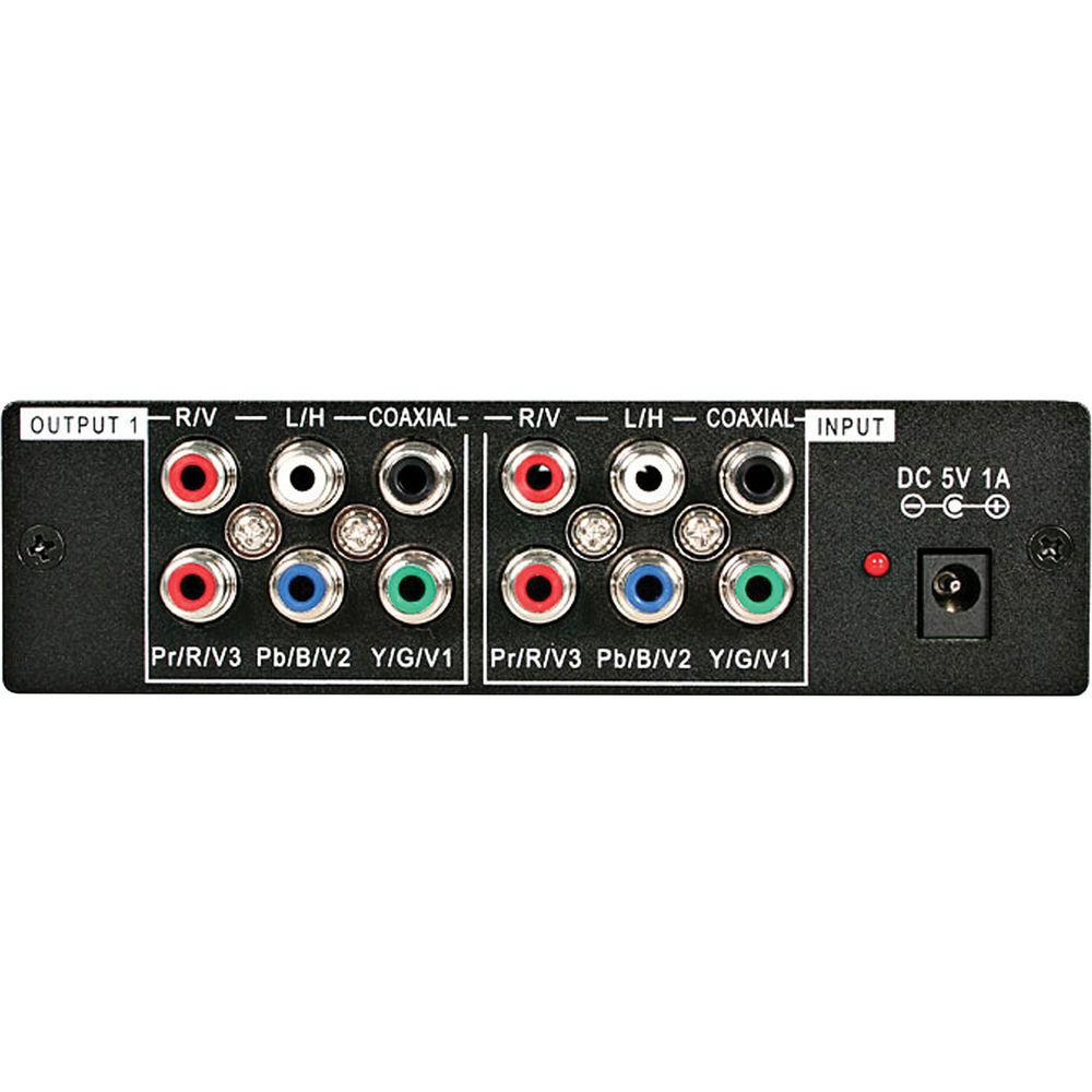 StarTech ST123HDA 3 Port Component Video Splitter with Digital Audio