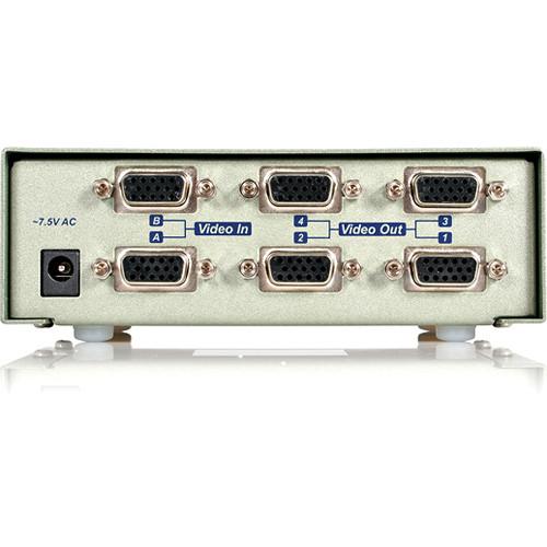 StarTech ST224MX 2 x 4 High Resolution Matrix VGA Video Switch