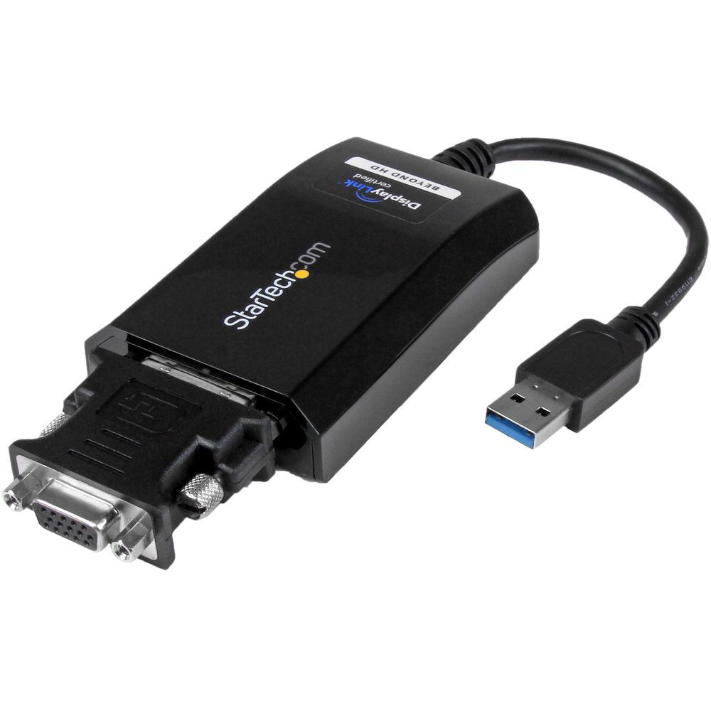 StarTech USB 3.0 to DVI VGA External Video Card Multi-Monitor Adapter