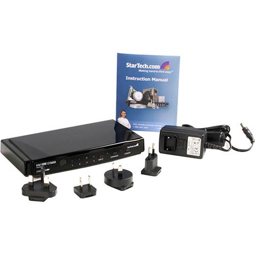 StarTech VS410HDMIE 4 to 1 HDMI Video Switch with Remote Control