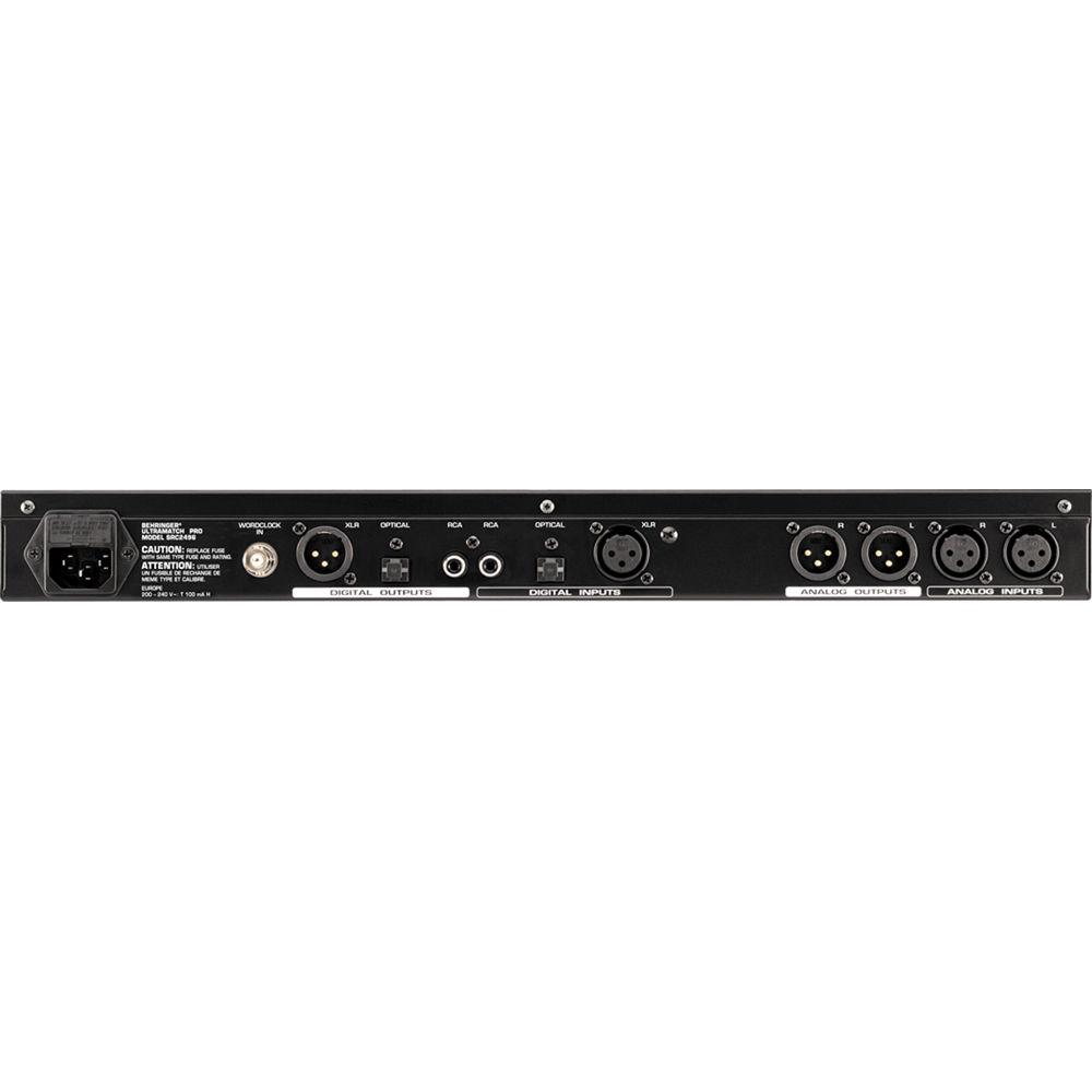Behringer ULTRAMATCH PRO SRC2496 High-Resolution Sample Rate Format Converter