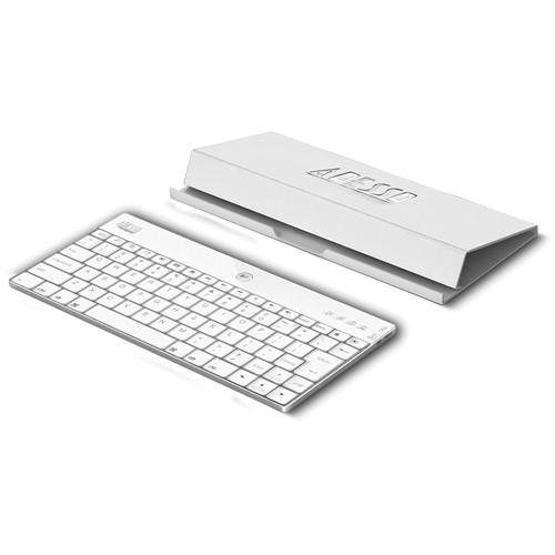 Adesso Aluminum Bluetooth Keyboard with Universal Case Stand