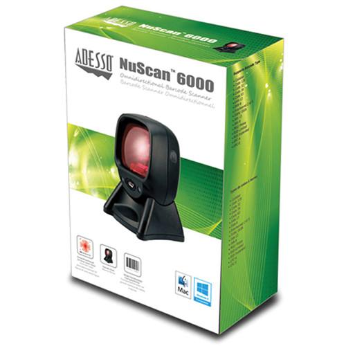 Adesso NuScan 6000 Omnidirectional Barcode Scanner, Adesso, NuScan, 6000, Omnidirectional, Barcode, Scanner