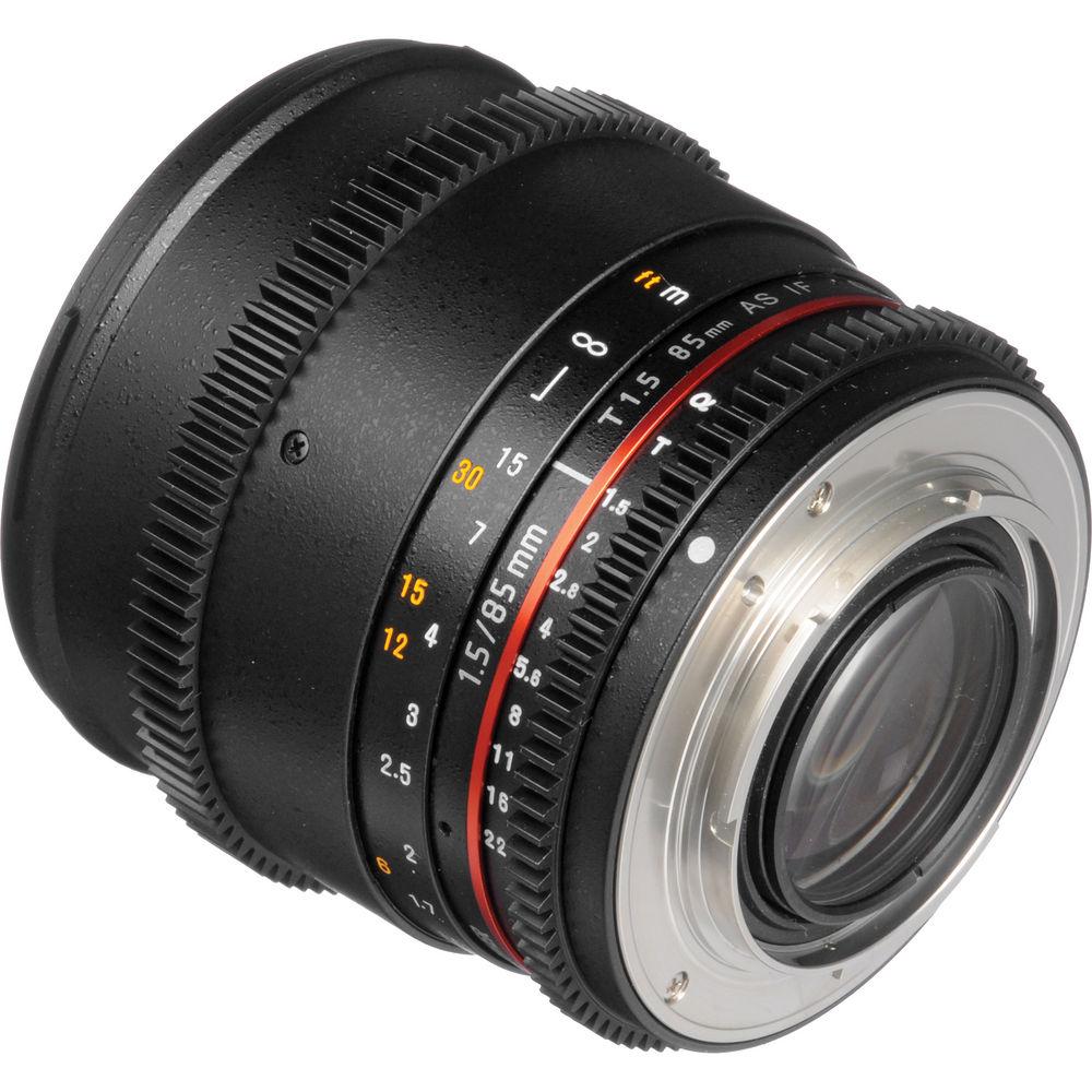 Bower 85mm T1.5 Cine Lens for Sony A