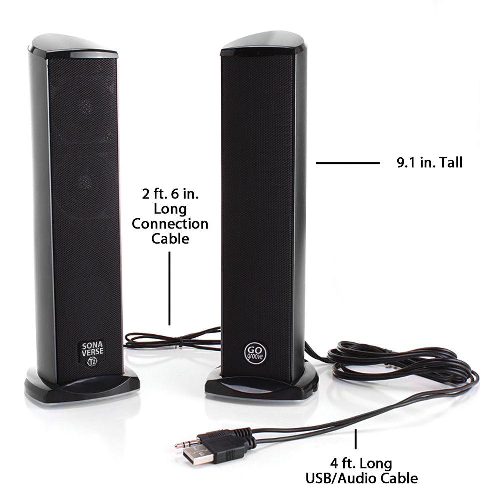 GOgroove Sonawave TI External PC Speakers