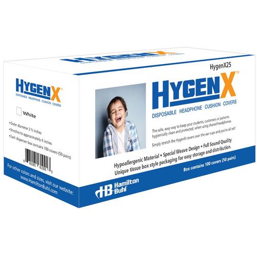 HamiltonBuhl HYGENX25 HygenX Sanitary Headphone Covers for On-Ear Headsets