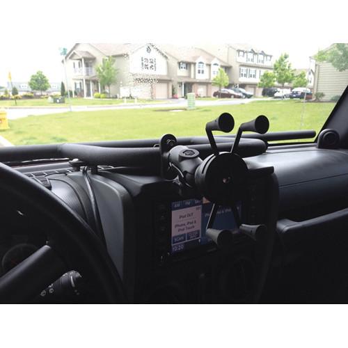 RAM MOUNTS Handlebar Rail Mount with Universal X-Grip Cell Phone Holder
