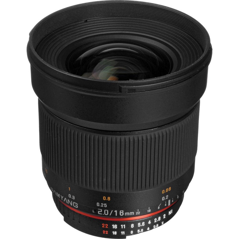 Samyang 16mm f 2.0 ED AS UMC CS Lens for Nikon