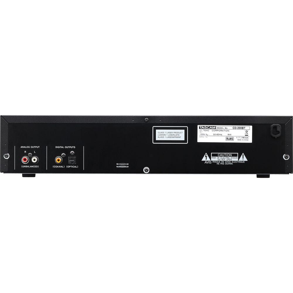 Tascam CD-200BT Rackmount CD Player With Bluetooth Receiver
