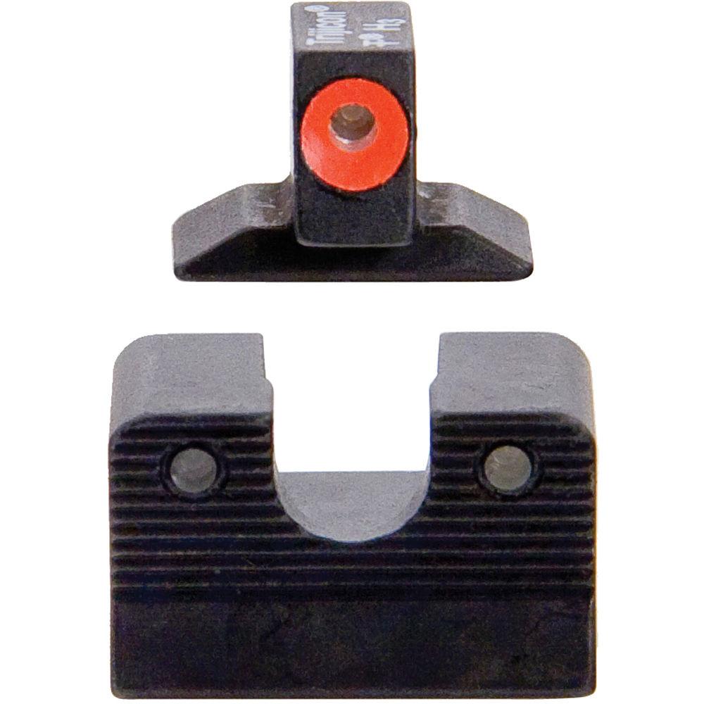 Trijicon BE112O Beretta 90-TWO HD Night Sight Set with Orange Front Outline