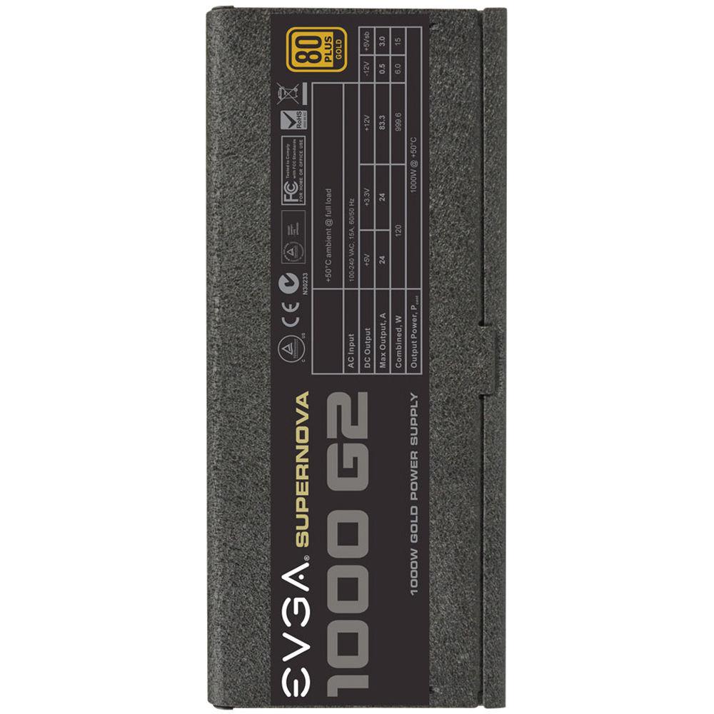 EVGA SuperNOVA 1000 G2 1000W 80 Plus Gold Modular Power Supply