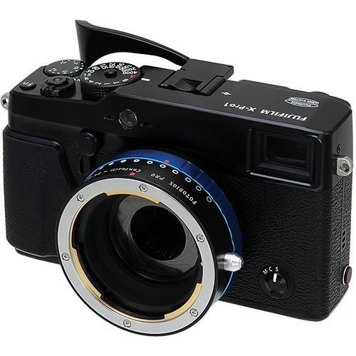 FotodioX Contax N Pro Lens Adapter with Built-In Iris Control for Fujifilm X-Mount Cameras