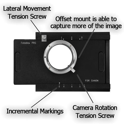 FotodioX Pro Canon EOS Large Format 4 x 5 Adapter