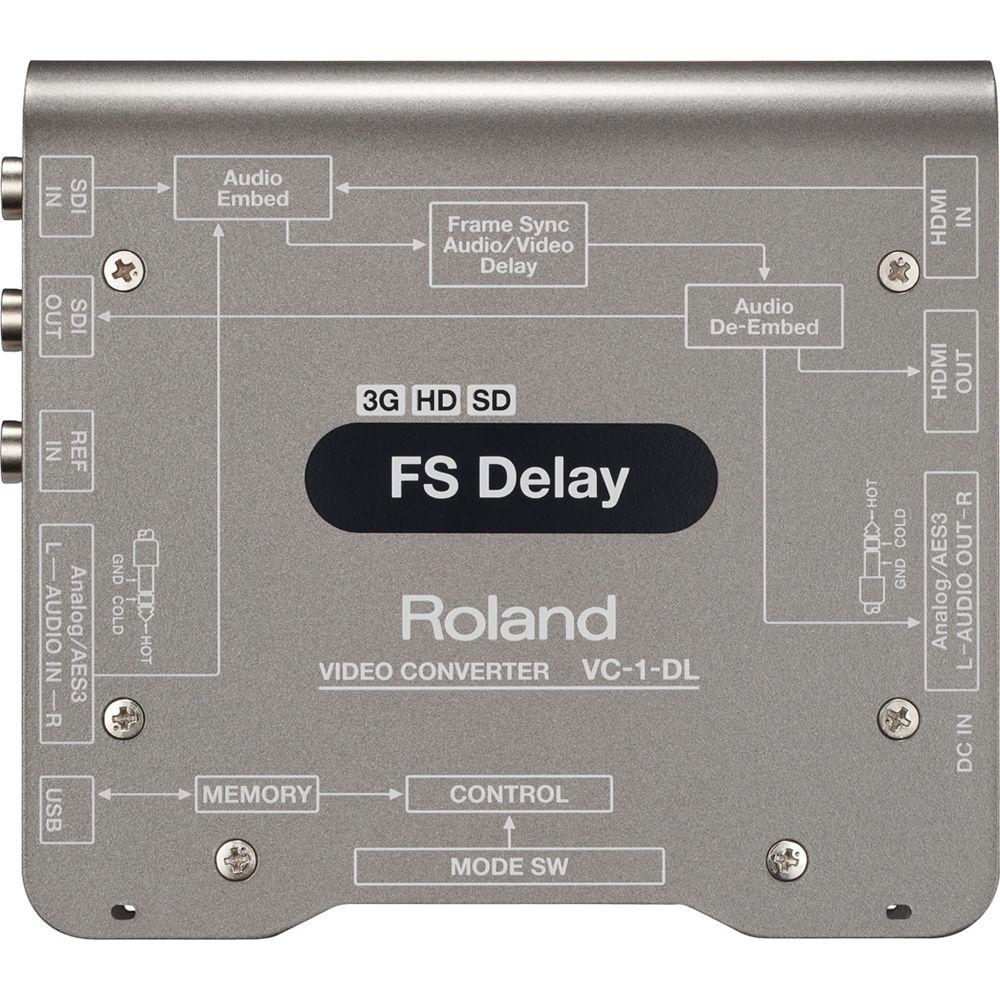 Roland VC-1-DL Bi-Directional SDI HDMI Video Converter with Delay and Frame Sync