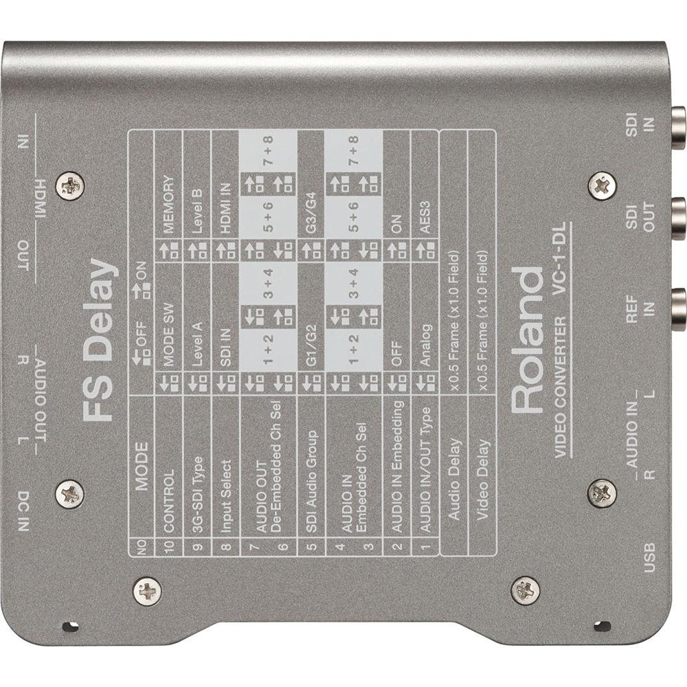 Roland VC-1-DL Bi-Directional SDI HDMI Video Converter with Delay and Frame Sync