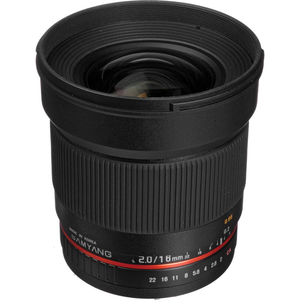 Samyang 16mm f 2.0 ED AS UMC CS Lens for Canon