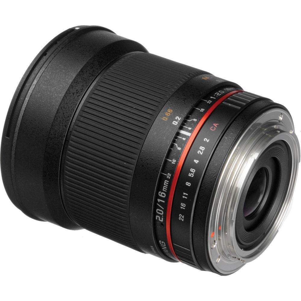 Samyang 16mm f 2.0 ED AS UMC CS Lens for Canon