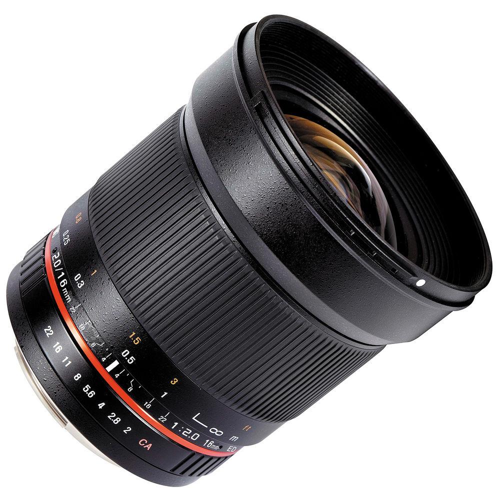 Samyang 16mm f 2.0 ED AS UMC CS Lens for Canon