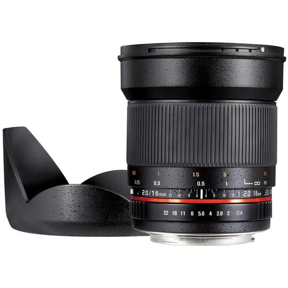 Samyang 16mm f 2.0 ED AS UMC CS Lens for Canon