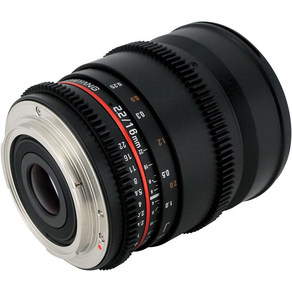 Samyang 16mm T2.2 Cine Lens for Canon EF