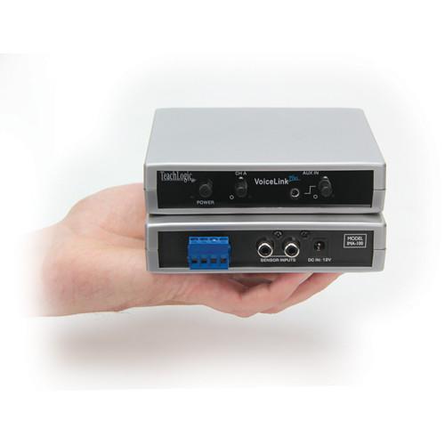 TeachLogic VoiceLink Plus IR Receiver with Handheld Microphone & Drop-In Battery Charger