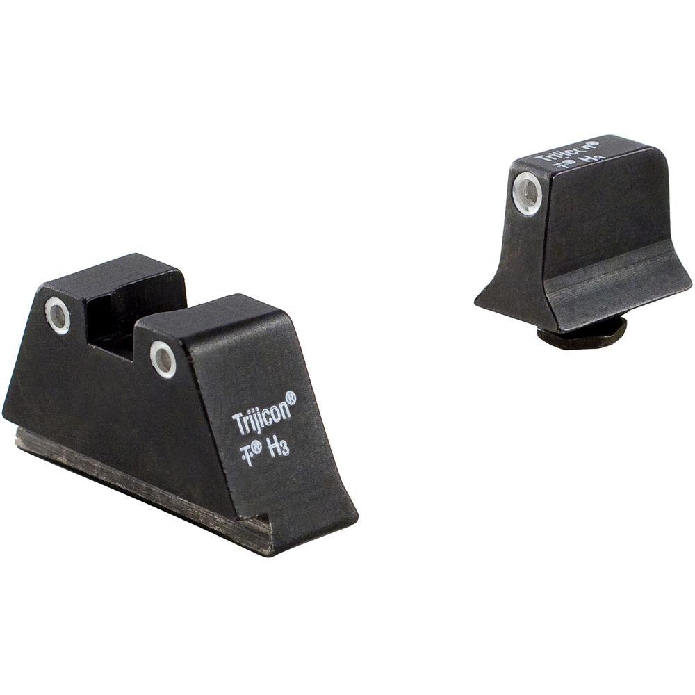 Trijicon Glock Suppressor Night Sight Set with Green Lamp