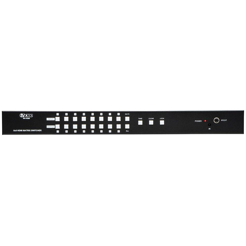 TV One MX-6388 8 x 8 HDMI Matrix Routing Switcher