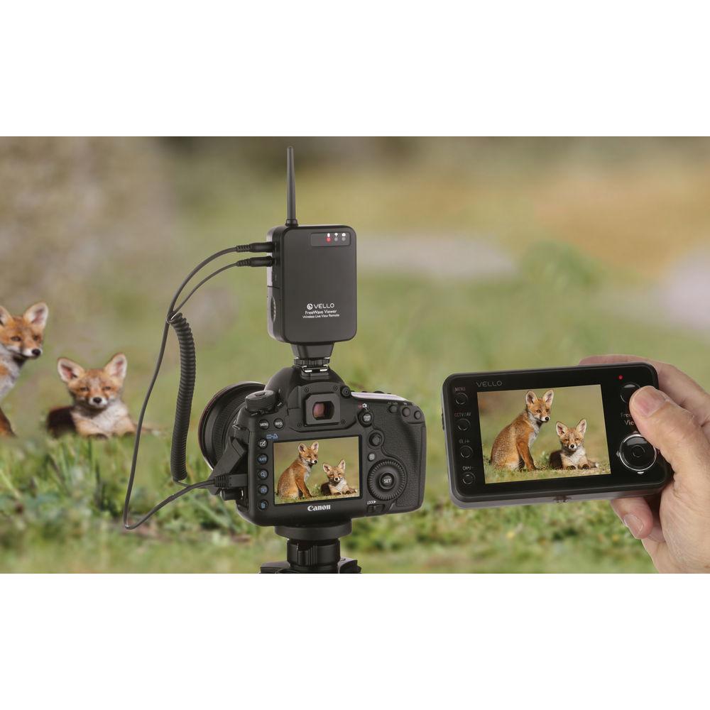 Vello FreeWave Viewer Wireless Live View Remote for Canon