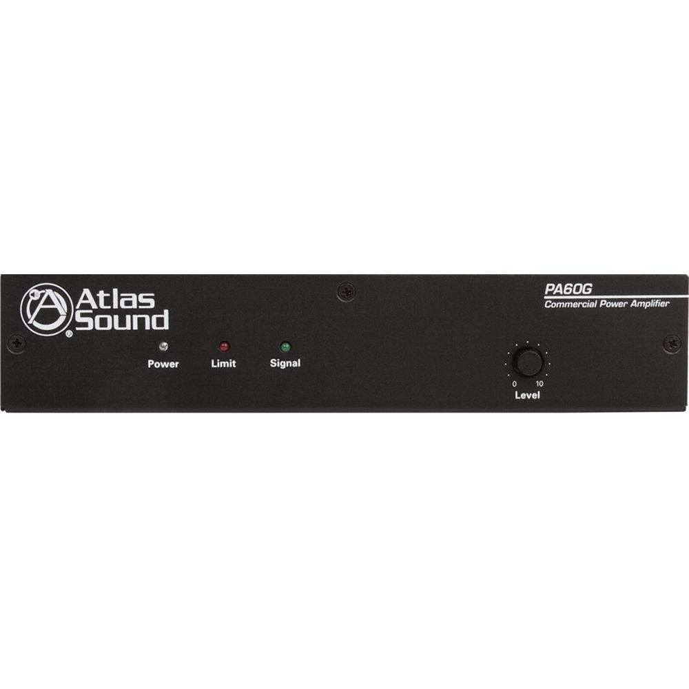 Atlas Sound PA60G 60W Single-Channel Power Amplifier with Global Power Supply