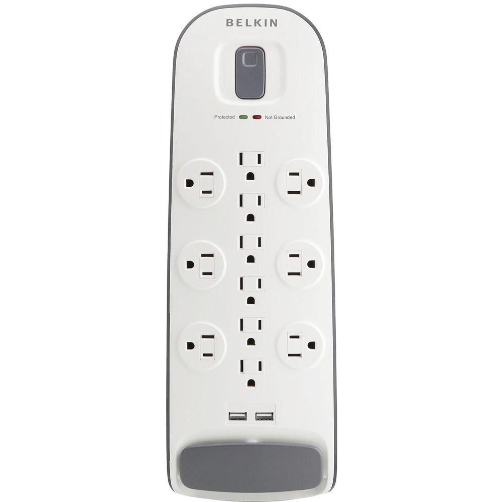 Belkin BV112050-06 12-Outlet Surge Protector with USB Charging