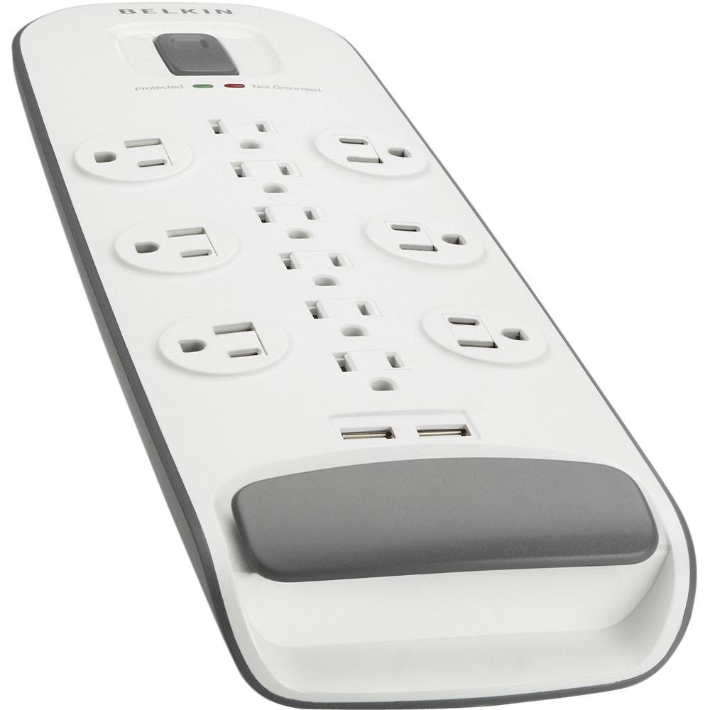 Belkin BV112050-06 12-Outlet Surge Protector with USB Charging