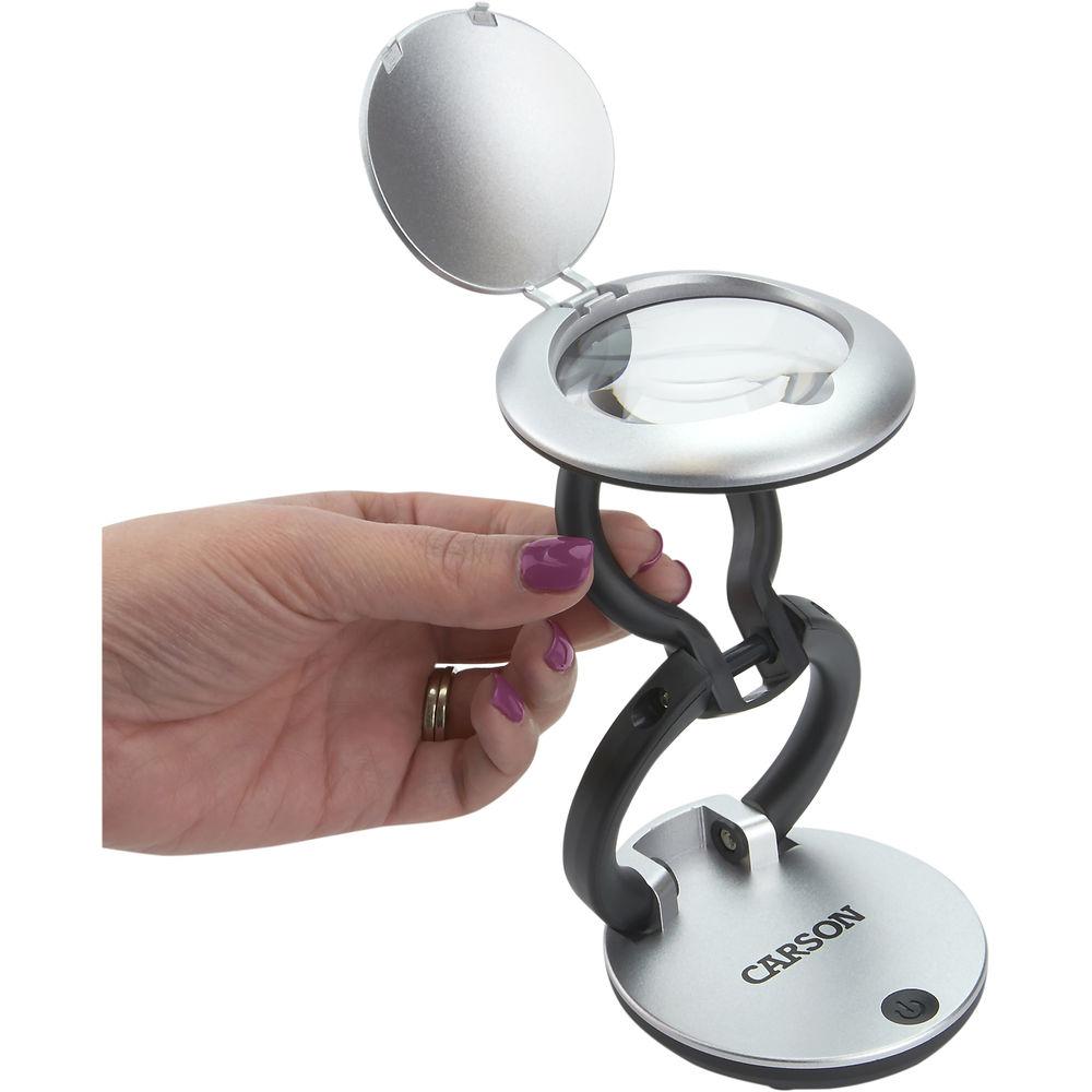 Carson DeskBrite Mini 3x LED Magnifier & Desk Lamp
