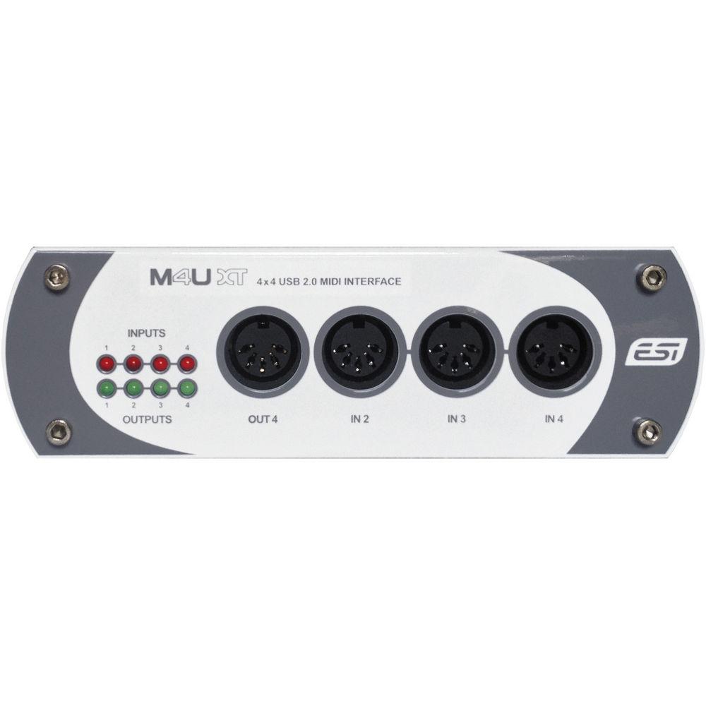 ESI M4U XT 4-Input 4-Output USB MIDI Interface