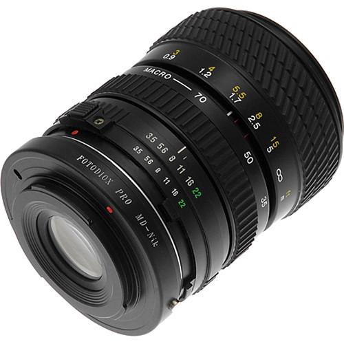 FotodioX Pro Lens Mount Adapter for Minolta MD Lens to Nikon F Mount Camera