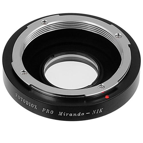 FotodioX Pro Lens Mount Adapter for Miranda Lens to Nikon F Mount Camera