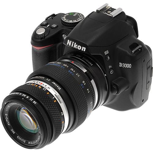 FotodioX Pro Lens Mount Adapter for Olympus OM Lens to Nikon F Mount Camera