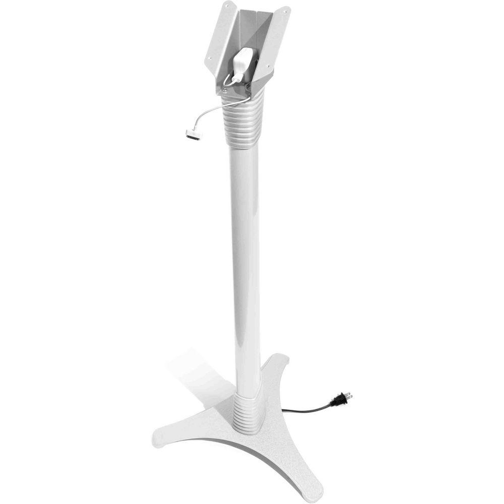 Maclocks Adjustable iPad Floor Stand with Space Locking Enclosure for iPad