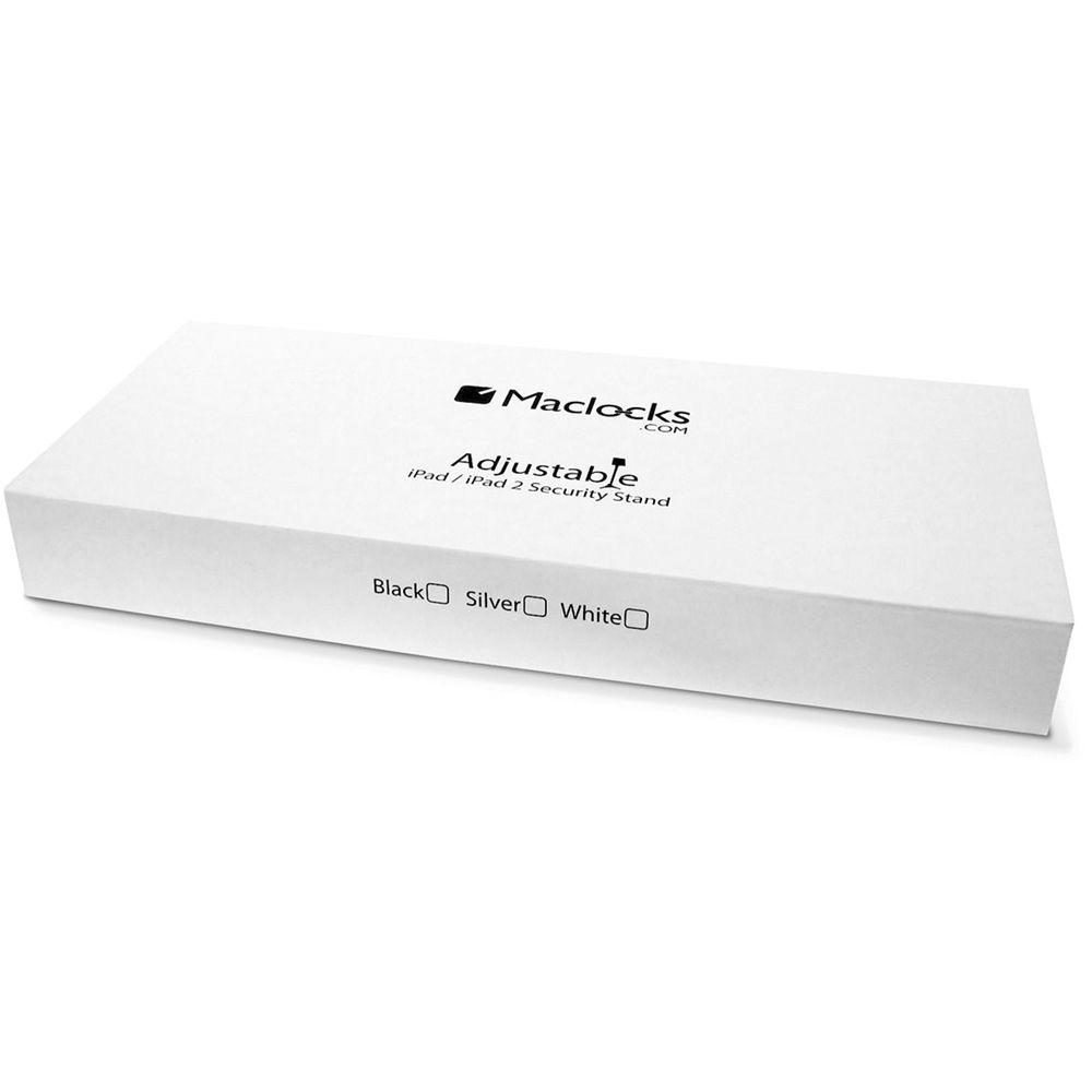 Maclocks Adjustable iPad Floor Stand with Space Locking Enclosure for iPad