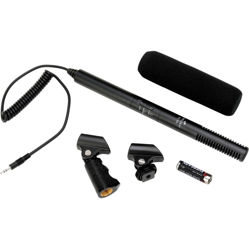 Polsen SCL-1075 Camera Mount Condenser Shotgun Microphone
